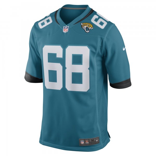 Men's Jacksonville Jaguars Brandon Scherff Nike Teal Game Player Jersey