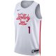 Unisex Philadelphia 76ers James Harden Nike White 2022/23 Swingman Jersey - City Edition