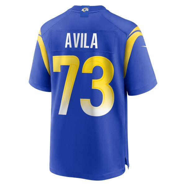 Men's Los Angeles Rams Steve Avila Nike Royal Home Game Jersey