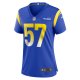 Women's Los Angeles Rams Zachary Thomas Nike  Royal Team Game Jersey