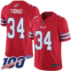 Buffalo Bills #34 Thurman Thomas Red Men's Stitched NFL Limited Rush 100th Season Jersey