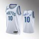 Men's Nike Minnesota Timberwolves #10 Mike Conley Jr. 35th Anniversary 2023-24 Classic Edition Jersey - White