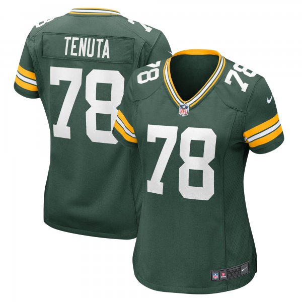 Women's Green Bay Packers Luke Tenuta Nike Green Home Game Player Jersey