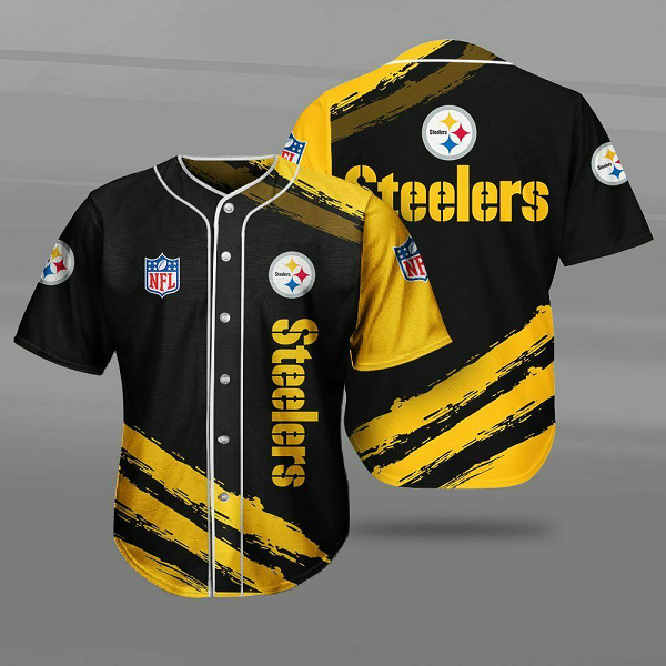 Pittsburgh Steelers NFL Stitched Fashion Baseball Legend Jersey