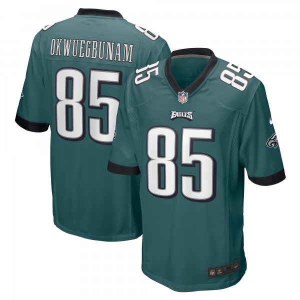 Men's Philadelphia Eagles Albert Okwuegbunam Nike Midnight Green Team Game Jersey