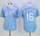 Kansas City Royals #16 Bo Jackson Light Blue Flexbase Collection Stitched MLB Jersey