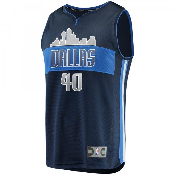 Youth Dallas Mavericks Harrison Barnes Fanatics Navy Fast Break Replica Jersey - Statement Edition