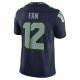 Men's Seattle Seahawks 12s Nike Navy Vapor F.U.S.E. Limited Jersey