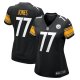 Women's Pittsburgh Steelers Broderick Jones Nike  Black  Game Jersey