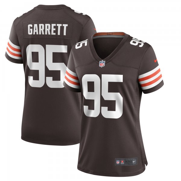 Women's Cleveland Browns Myles Garrett Nike Brown Player Game Jersey