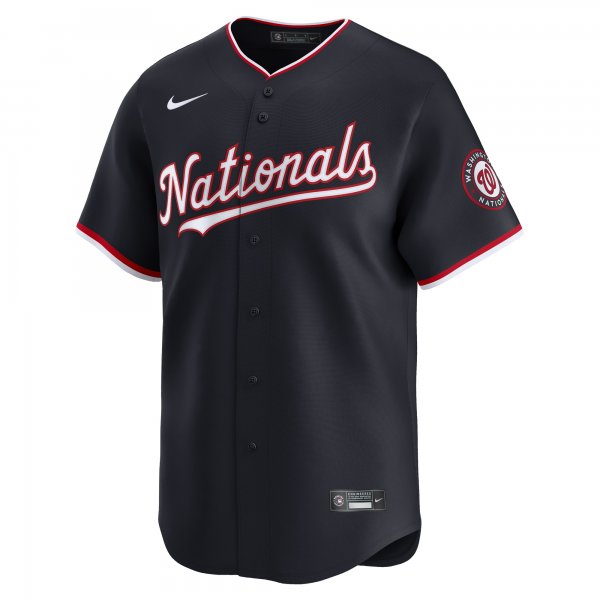 Men's Washington Nationals  Nike Navy  Alternate Limited Custom Jersey