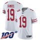 San Francisco 49ers #19 Deebo Samuel White Youth Stitched NFL 100th Season Vapor Limited Jersey