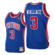 Men's Detroit Pistons #3 Ben Wallace 2021 Naismith Hall Of Fame Navy Throwback NBA Jersey