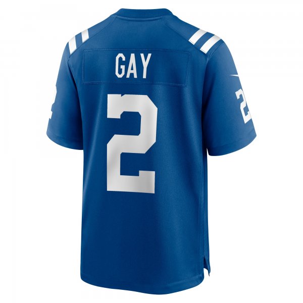 Men's Indianapolis Colts Matt Gay Nike Royal Game Player Jersey