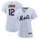 Women's New York Mets Francisco Lindor Nike White Home Replica Player Jersey