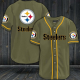 Pittsburgh Steelers NFL 3D Digital Printed Fashion Baseball Legend Jersey