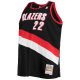 Men's Portland Trail Blazers Clyde Drexler Mitchell & Ness Black 1991/92 Big & Tall Hardwood Classics Swingman Jersey