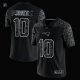 Men's New England Patriots Mac Jones Nike Black RFLCTV Limited Jersey