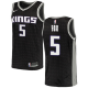 Men's Nike Sacramento Kings #5 De'Aaron Fox Black Swingman Statement Edition NBA Jersey