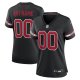 Women's Arizona Cardinals Nike Black Alternate Custom Game Jersey