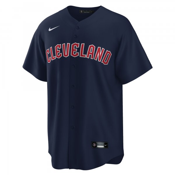 Men's Cleveland Guardians Nike Navy Alternate Replica Jersey