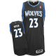 Men's Minnesota Timberwolves #23 Jimmy Butler Black Alternate Stitched NBA Jersey