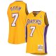 Men's Los Angeles Lakers Lamar Odom Mitchell & Ness Gold 2001/02 Hardwood Classics Swingman Jersey