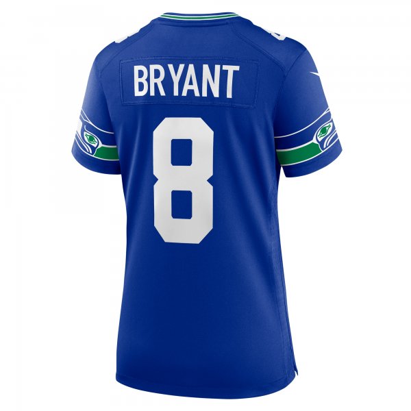 Women's Seattle Seahawks Coby Bryant Nike Royal Throwback Player Game Jersey