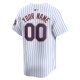 Youth New York Mets Nike White Home Limited Custom Jersey