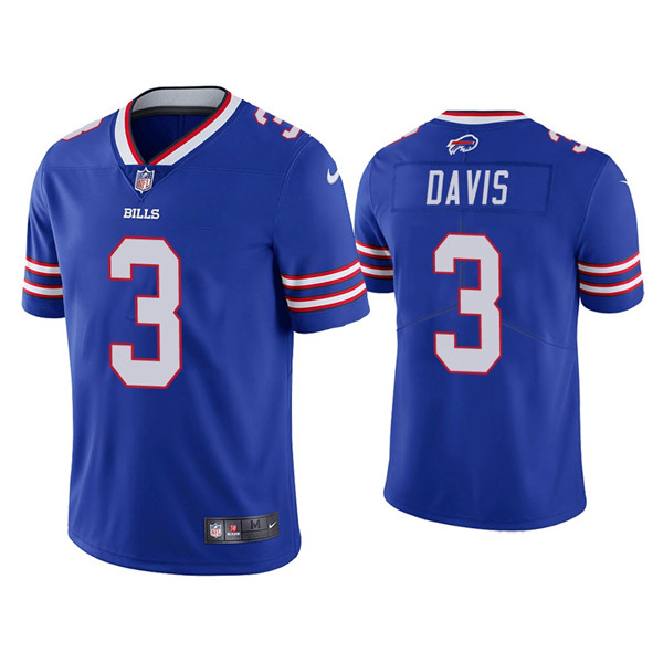 Men's Nike NFL Buffalo Bills Gabriel Davis #13 Blue Vapor Untouchable Limited Stitched Jersey