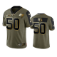 Tampa Bay Buccaneers Vita Vea Olive Gold 2021 Salute To Service Men's Limited NFL Jersey