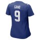 Women's New York Giants Graham Gano Nike Royal Team Game Player Jersey