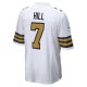 Men's New Orleans Saints Taysom Hill Nike  White Alternate Game Jersey