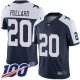 Dallas Cowboys #20 Tony Pollard Navy Blue Thanksgiving Youth Stitched NFL 100th Season Vapor Throwback Limited Jersey