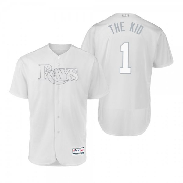 Tampa Bay Rays Willy Adames The Kid White 2019 Players Weekend MLB Jersey