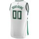 Unisex Milwaukee Bucks  Fanatics White Fast Break Custom Jersey - Association Edition