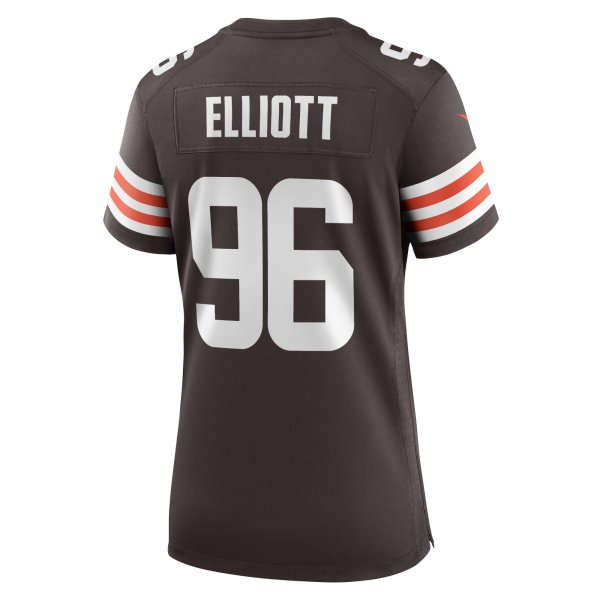 Women's Cleveland Browns Jordan Elliott Nike Brown Game Jersey