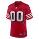 Men's San Francisco 49ers Nike Scarlet Alternate Custom Game Jersey