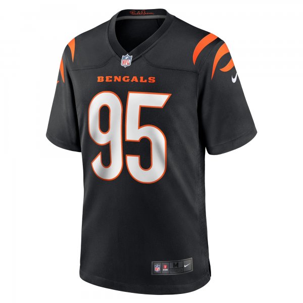 Men's Cincinnati Bengals Zach Carter Nike Black Game Player Jersey