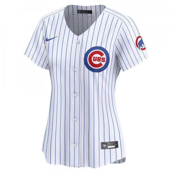 Women's Chicago Cubs Nike White Home Limited Custom Jersey