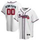 Men's Atlanta Braves Nike White Home Pick-A-Player Retired Roster Replica Jersey