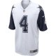 Men's Dallas Cowboys Dak Prescott Nike White Alternate Game Jersey