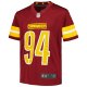 Youth Washington Commanders Daron Payne Nike Burgundy Game Jersey