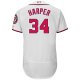 Men's Washington Nationals Bryce Harper Majestic White 2017 Flex Base Jersey