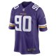 Men's Minnesota Vikings Esezi Otomewo Nike Purple Game Player Jersey