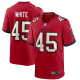 Men's Nike Tampa Bay Buccaneers #45 Devin White Red Game Player Jersey