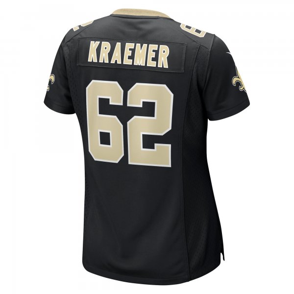 Women's New Orleans Saints Tommy Kraemer Nike  Black Team Game Jersey