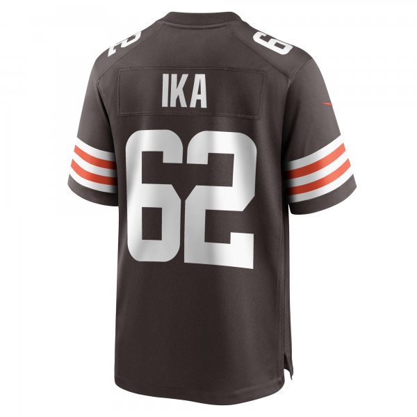 Men's Cleveland Browns Siaki Ika Nike  Brown Team Game Jersey