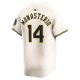 Men's Milwaukee Brewers Andruw Monasterio Nike Cream Home Limited Player Jersey