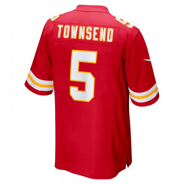 Men's Kansas City Chiefs Tommy Townsend Nike Red Game Jersey